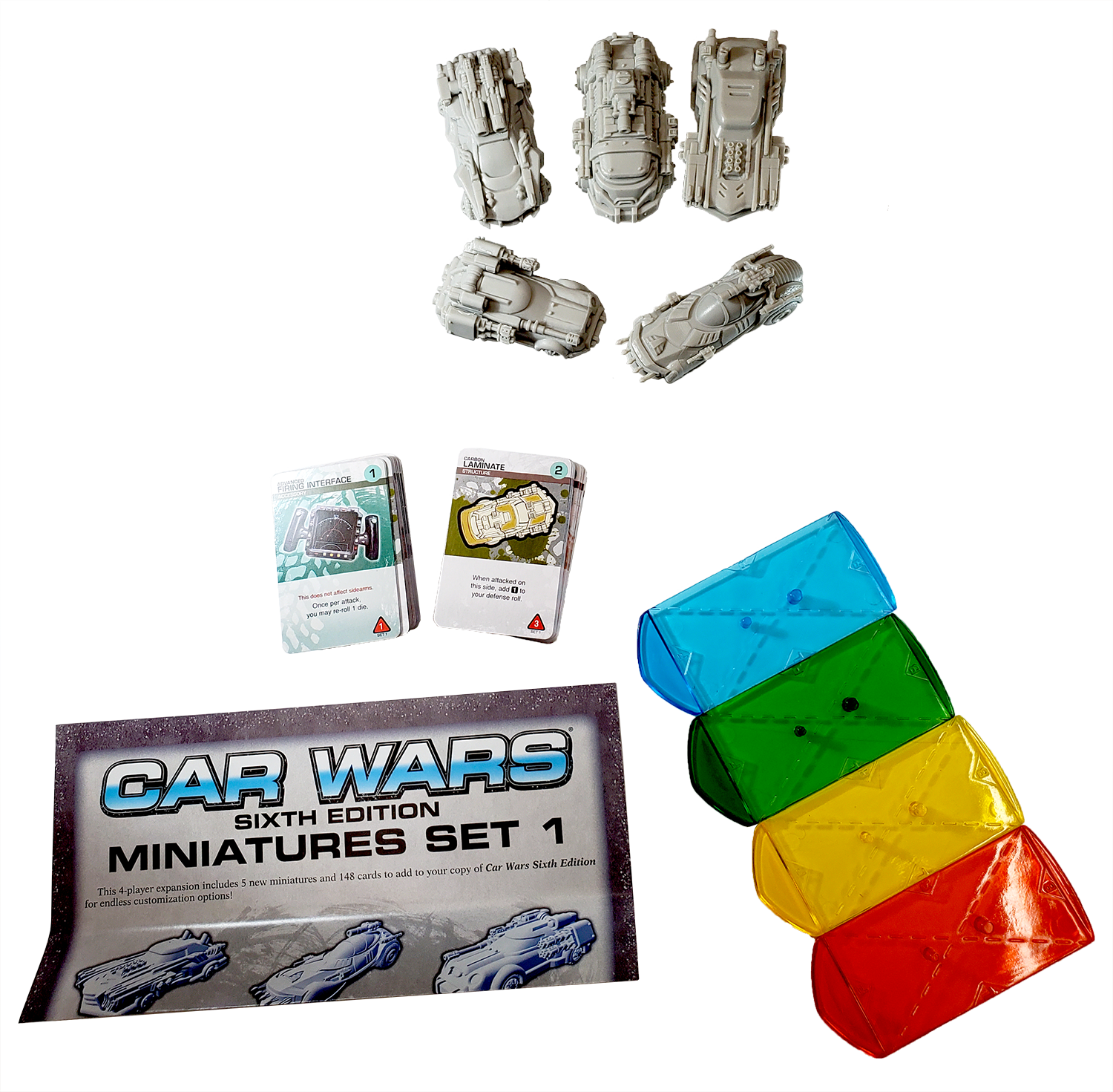 Car Wars 2 Player Starter Set Blue/Green – PSI Playhouse