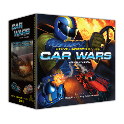 Car Wars 6E: Two-Player Starter Set - Blue/Green, Board Games